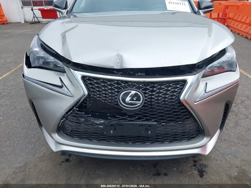 2015 Lexus Nx VIN JTJBARBZ7F2045842 IAAI salvage auction — FRONT END, Salvage (Oregon), sold $12,475 on 2026-08-29 (photo 6)