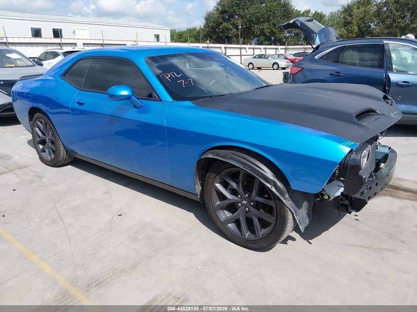 2023 Dodge Challenger VIN 2C3CDZAG4PH653460 IAAI salvage auction — FRONT END, Original (Texas), sold $7,300 on 2026-08-21 (photo 1)