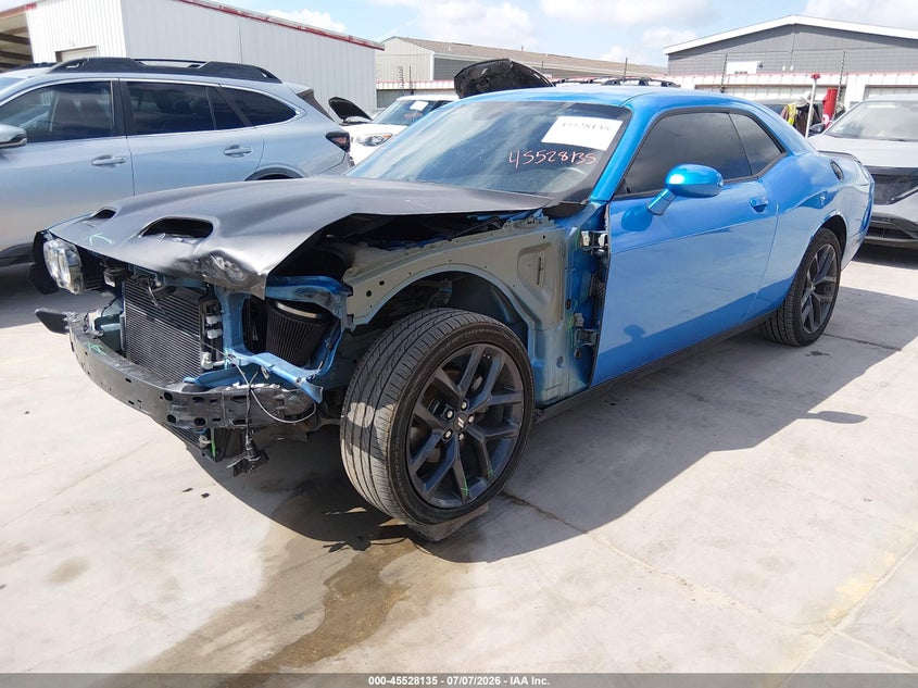 2023 Dodge Challenger VIN 2C3CDZAG4PH653460 IAAI salvage auction — FRONT END, Original (Texas), sold $7,300 on 2026-08-21 (photo 2)