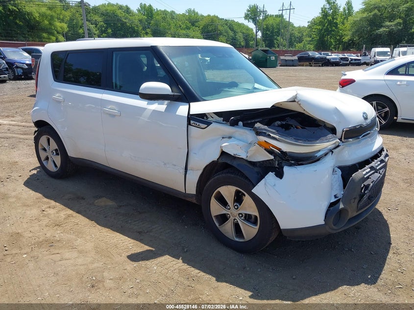2015 Kia Soul VIN KNDJN2A23F7223683 IAAI salvage auction — FRONT END, Salvage (Idaho), sold $25 on 2026-07-15 (photo 1)
