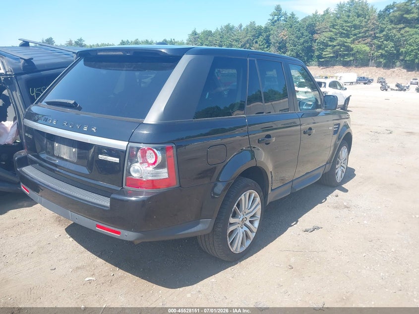 2013 Land rover Range rover sport VIN SALSK2D44DA765104 IAAI salvage auction — NORMAL WEAR, Clear (Massachusetts), sold $750 on 2026-07-24 (photo 4)
