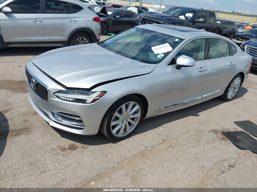 2020 Volvo S90 VIN LVYA22ML1LP168913 IAAI salvage auction — RIGHT SIDE, Salvage (Texas), sold $8,350 on 2026-08-26 (photo 2)