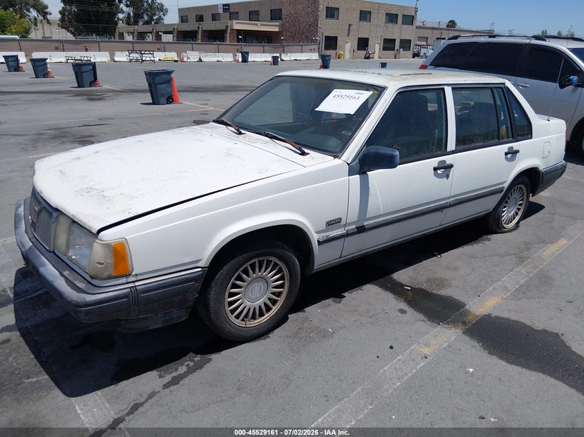 1992 Volvo 940 VIN YV1JS881XNA088657 IAAI salvage auction — NORMAL WEAR, Clear - Dealer Only (California), sold $225 on 2026-07-13 (photo 2)