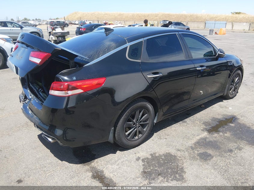 2016 Kia Optima VIN KNAGT4L37G5111481 IAAI salvage auction — REAR END, Salvage (California), sold $1,550 on 2026-07-14 (photo 4)