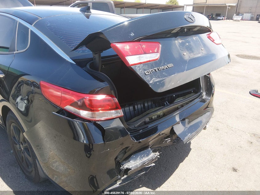 2016 Kia Optima VIN KNAGT4L37G5111481 IAAI salvage auction — REAR END, Salvage (California), sold $1,550 on 2026-07-14 (photo 6)