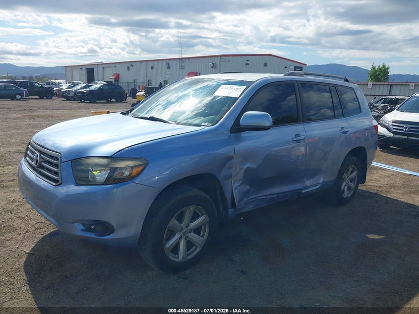 2009 Toyota Highlander VIN JTEES41A392138191 IAAI salvage auction — LEFT SIDE, Bill Of Sale (Washington), sold $75 on 2026-07-21 (photo 2)