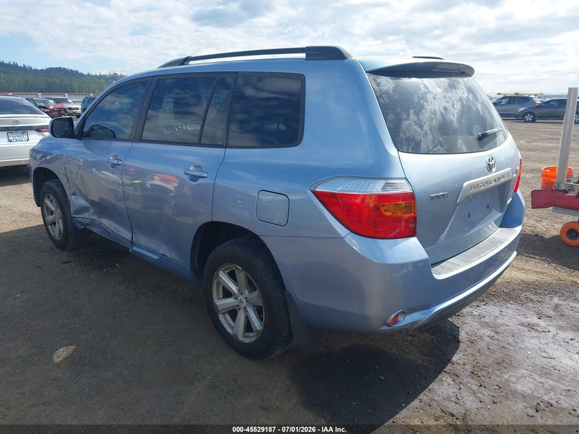 2009 Toyota Highlander VIN JTEES41A392138191 IAAI salvage auction — LEFT SIDE, Bill Of Sale (Washington), sold $75 on 2026-07-21 (photo 3)