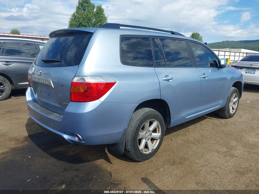 2009 Toyota Highlander VIN JTEES41A392138191 IAAI salvage auction — LEFT SIDE, Bill Of Sale (Washington), sold $75 on 2026-07-21 (photo 4)