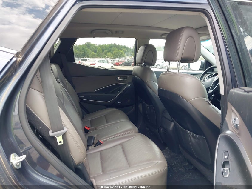 2015 Hyundai Santa fe VIN 5XYZWDLA9FG236943 IAAI salvage auction — NORMAL WEAR, Clear (North Carolina), sold $2,475 on 2026-07-10 (photo 8)
