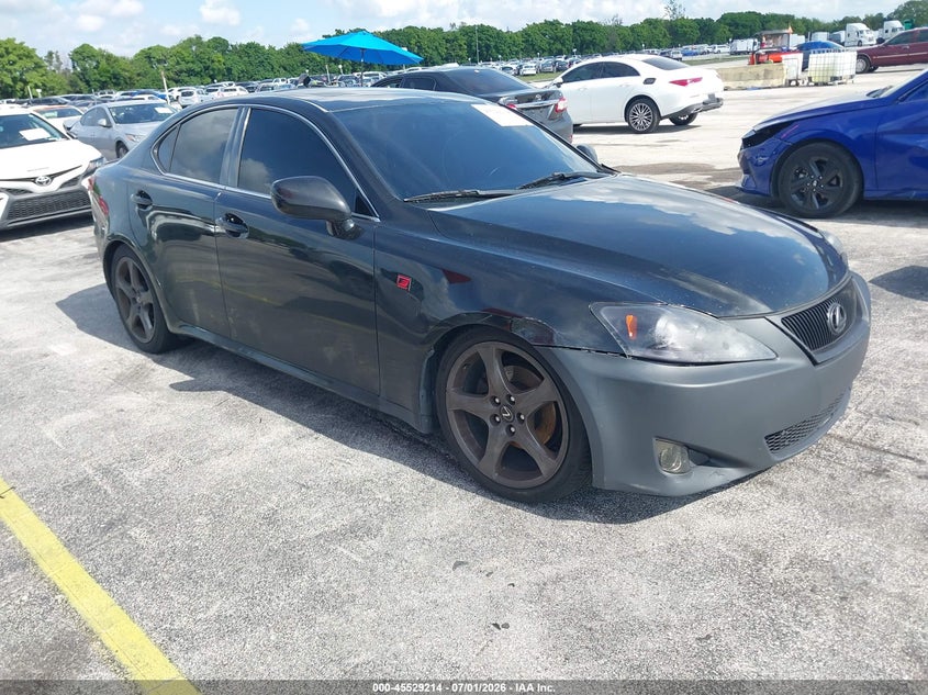 2007 Lexus Is 250 VIN JTHCK262272016869 IAAI salvage auction — NORMAL WEAR, Clear (Florida), sold $25 on 2026-07-30 (photo 1)