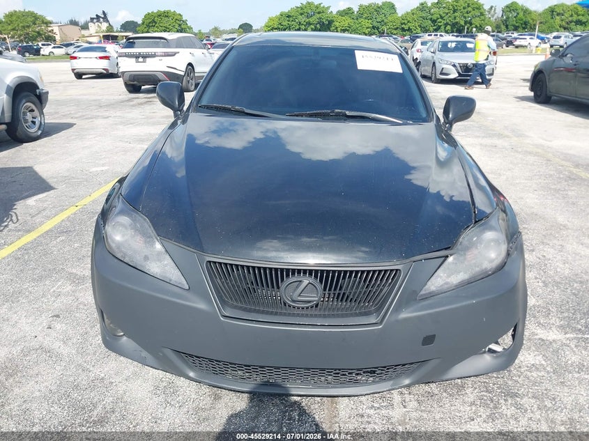 2007 Lexus Is 250 VIN JTHCK262272016869 IAAI salvage auction — NORMAL WEAR, Clear (Florida), sold $25 on 2026-07-30 (photo 6)