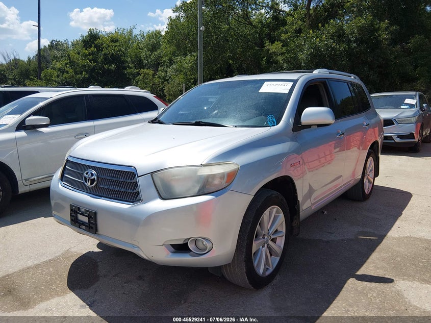 2010 Toyota Highlander hybrid VIN JTEJW3EH6A2046601 IAAI salvage auction — ALL OVER, Clear (Arkansas), sold $2,700 on 2026-07-20 (photo 2)