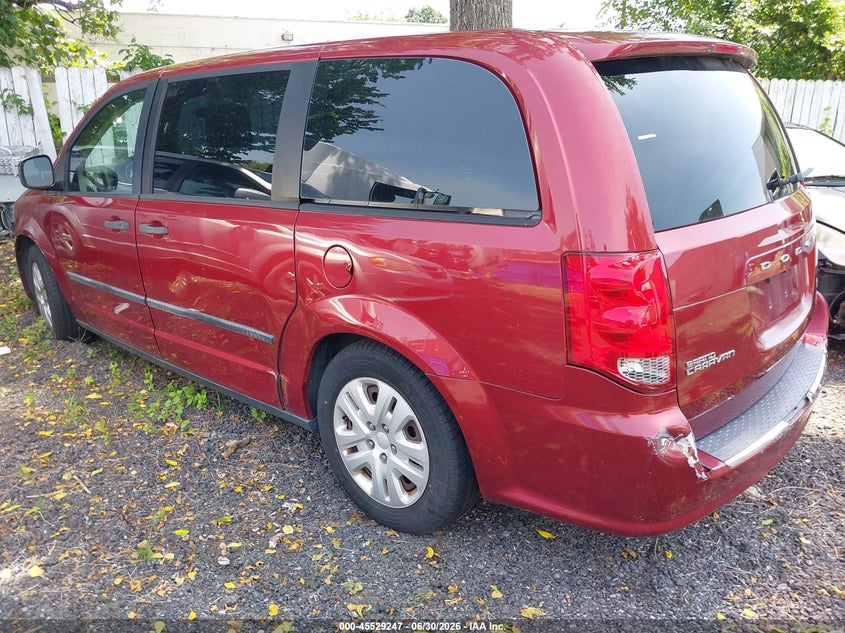 2015 Dodge Caravan VIN 2C4RDGBG6FR668043 IAAI salvage auction — LEFT & RIGHT, Clear (Virginia), sold $700 on 2026-08-09 (photo 3)