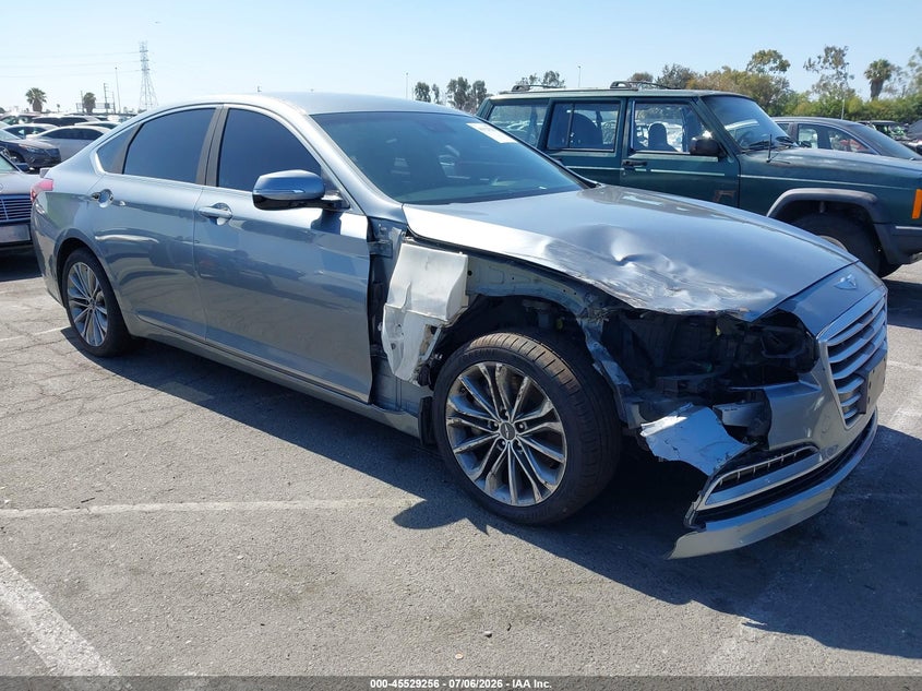2015 Hyundai Genesis VIN KMHGN4JE3FU040118 IAAI salvage auction — RIGHT FRONT, Salvage (California), sold $1,400 on 2026-07-15 (photo 1)