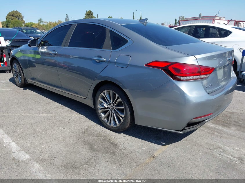 2015 Hyundai Genesis VIN KMHGN4JE3FU040118 IAAI salvage auction — RIGHT FRONT, Salvage (California), sold $1,400 on 2026-07-15 (photo 3)