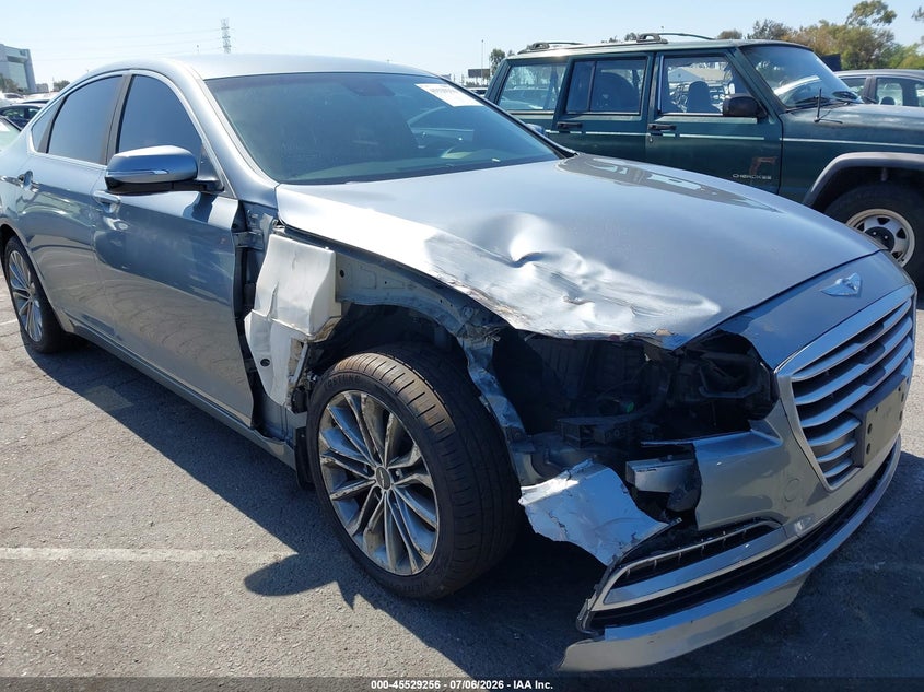 2015 Hyundai Genesis VIN KMHGN4JE3FU040118 IAAI salvage auction — RIGHT FRONT, Salvage (California), sold $1,400 on 2026-07-15 (photo 6)