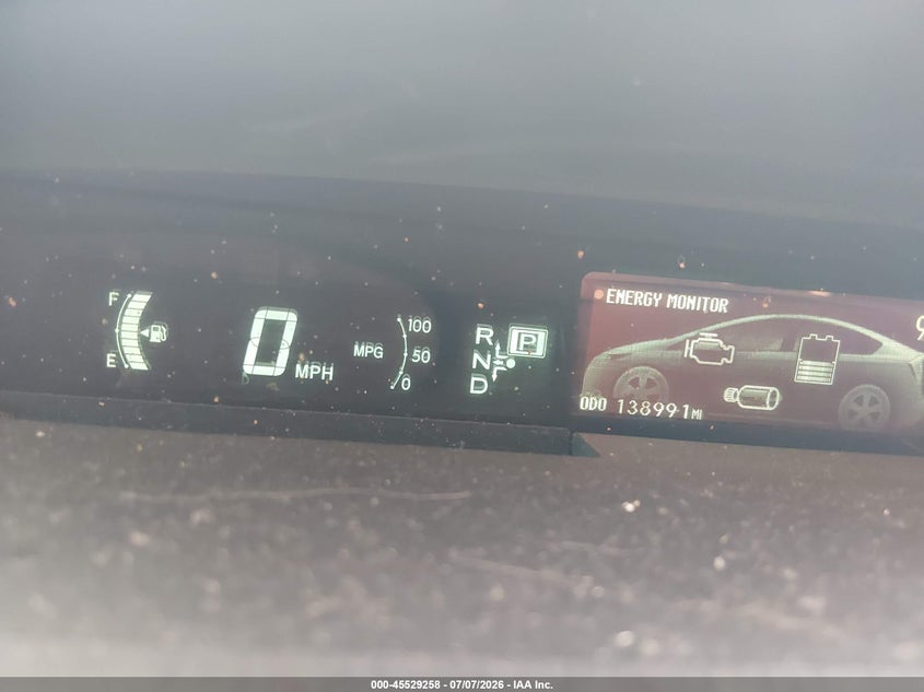 2014 Toyota Prius VIN JTDKN3DU8E1782249 IAAI salvage auction — NORMAL WEAR, Salvage (Arkansas), sold $3,450 on 2026-07-16 (photo 7)