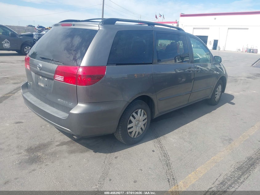 2005 Toyota Sienna VIN 5TDZA23CX5S361617 IAAI salvage auction — NORMAL WEAR, Clear (Utah), sold $325 on 2026-07-09 (photo 4)