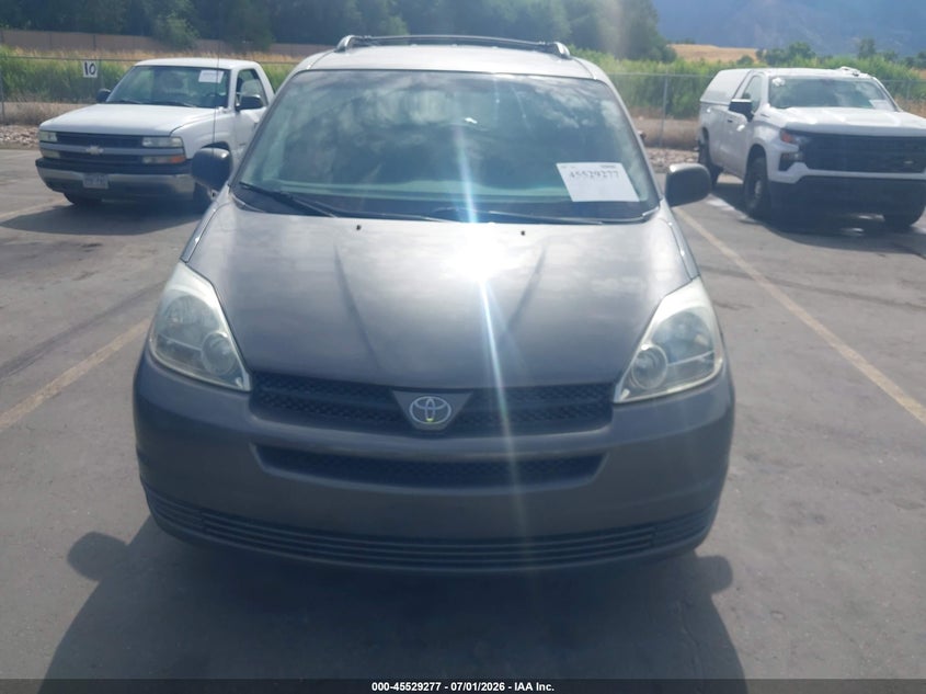 2005 Toyota Sienna VIN 5TDZA23CX5S361617 IAAI salvage auction — NORMAL WEAR, Clear (Utah), sold $325 on 2026-07-09 (photo 6)