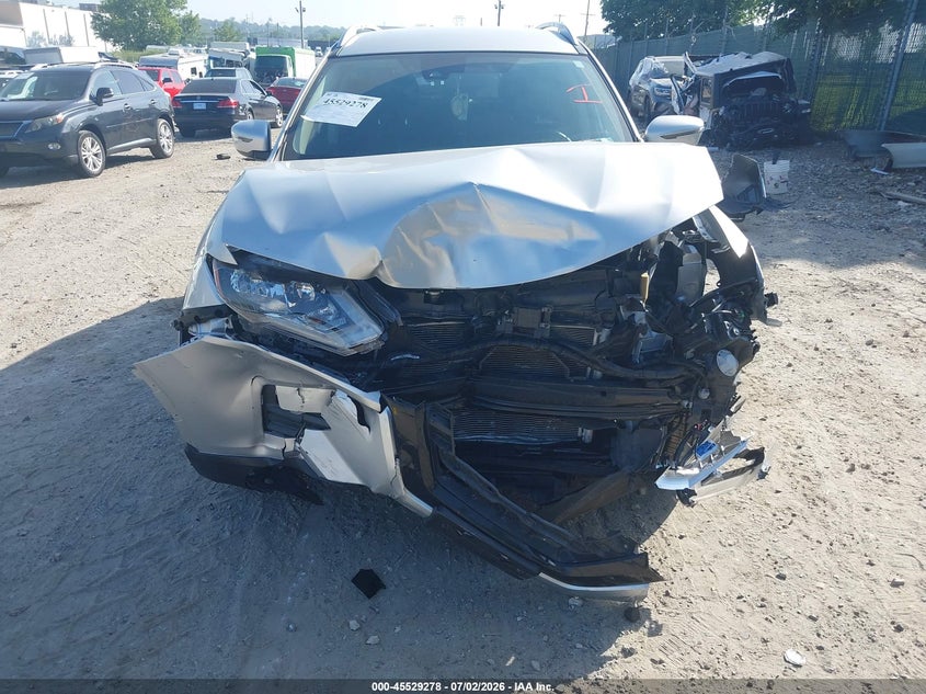 2020 Nissan Rogue VIN JN8AT2MVXLW121069 IAAI salvage auction — ENGINE DAMAGE, Salvage (Pennsylvania), sold $2,300 on 2026-07-17 (photo 6)