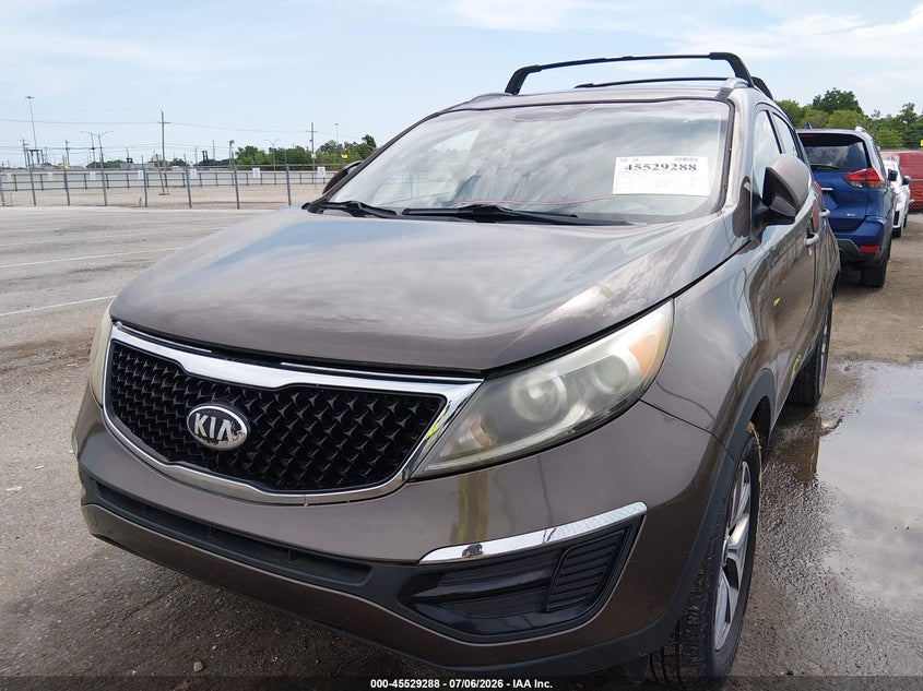 2014 Kia Sportage VIN KNDPB3AC7E7593342 IAAI salvage auction — NORMAL WEAR, Clear (Louisiana), sold $1,250 on 2026-07-27 (photo 6)