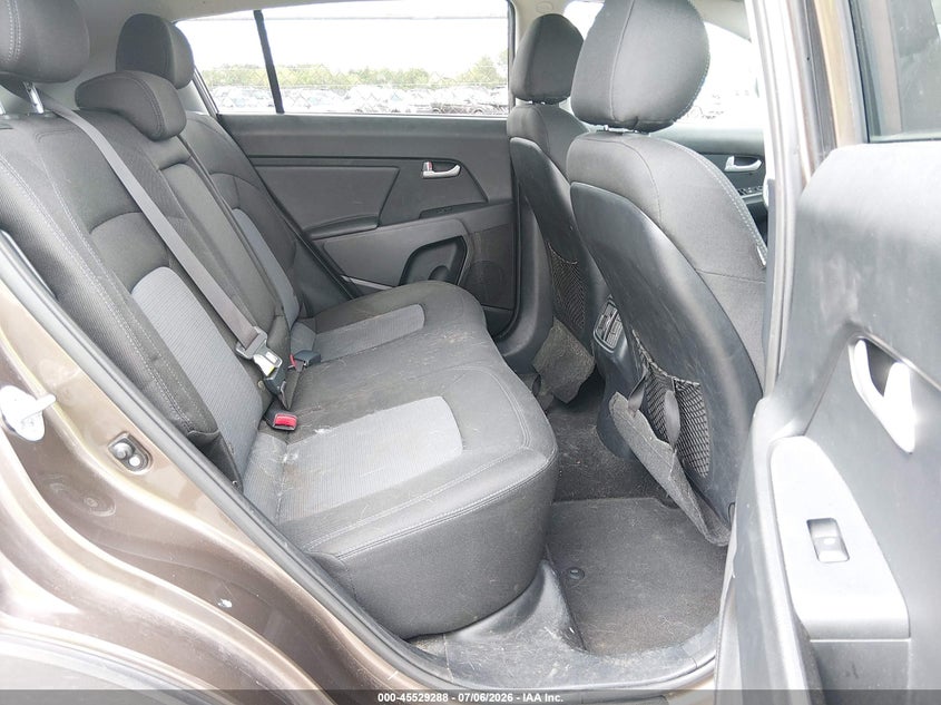 2014 Kia Sportage VIN KNDPB3AC7E7593342 IAAI salvage auction — NORMAL WEAR, Clear (Louisiana), sold $1,250 on 2026-07-27 (photo 8)