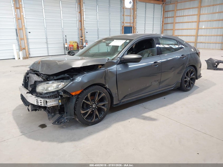 2017 Honda Civic VIN SHHFK7H42HU233958 IAAI salvage auction — FRONT END, Salvage - Greater Than 75% (Maryland), sold $1,750 on 2026-08-01 (photo 2)