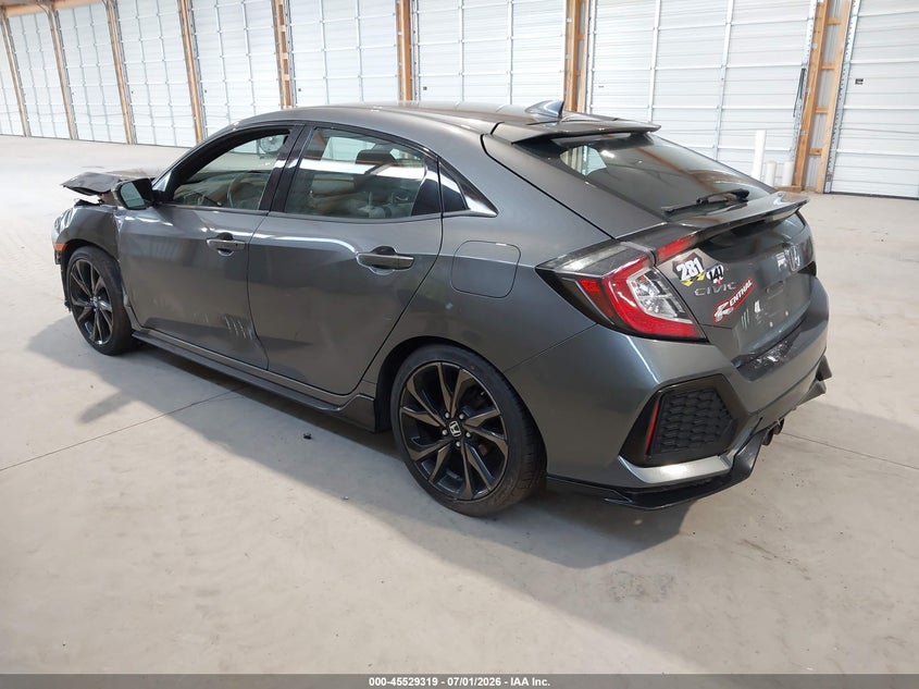 2017 Honda Civic VIN SHHFK7H42HU233958 IAAI salvage auction — FRONT END, Salvage - Greater Than 75% (Maryland), sold $1,750 on 2026-08-01 (photo 3)