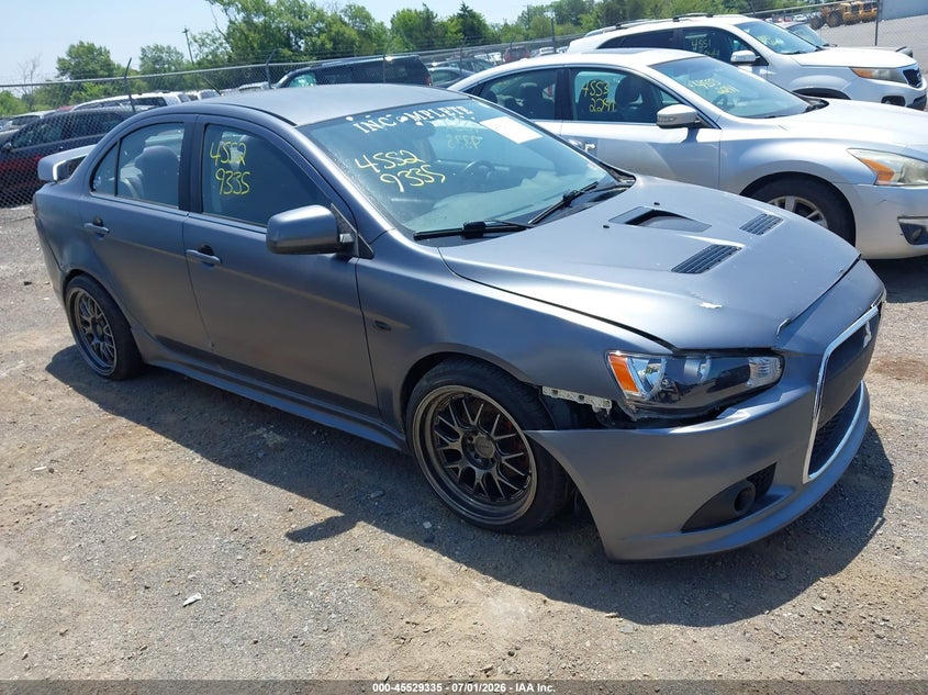 2009 Mitsubishi Lancer VIN JA3AV66V49U022891 IAAI salvage auction — FRONT END, Clear (Virginia), sold $1,450 on 2026-07-25 (photo 1)