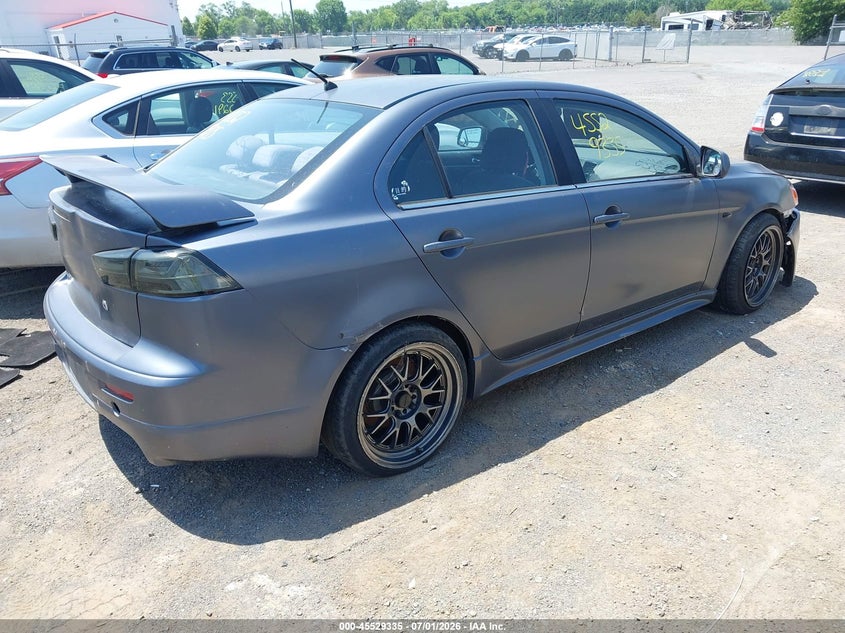 2009 Mitsubishi Lancer VIN JA3AV66V49U022891 IAAI salvage auction — FRONT END, Clear (Virginia), sold $1,450 on 2026-07-25 (photo 4)