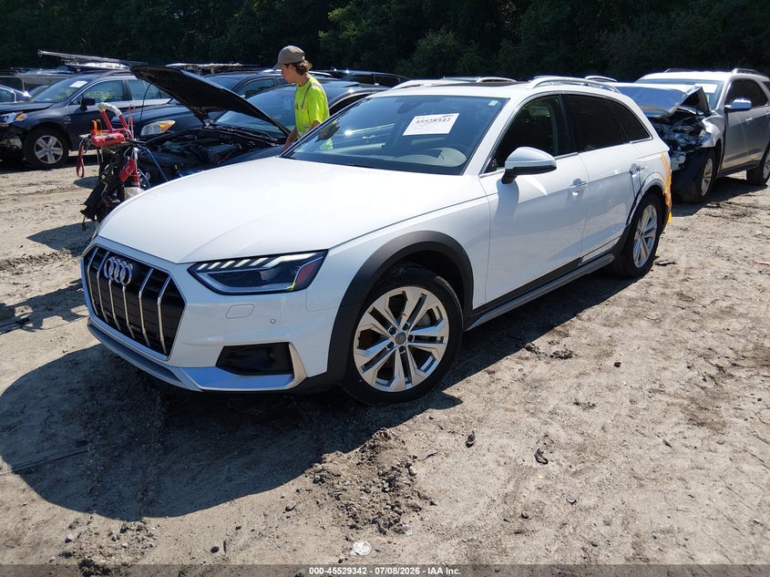 2020 Audi A4 allroad VIN WA18NAF48LA065093 IAAI salvage auction — REAR END, Salvage (Massachusetts), sold $10,800 on 2026-09-01 (photo 2)