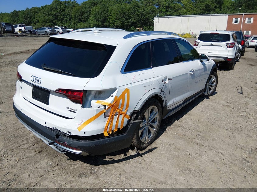 2020 Audi A4 allroad VIN WA18NAF48LA065093 IAAI salvage auction — REAR END, Salvage (Massachusetts), sold $10,800 on 2026-09-01 (photo 4)