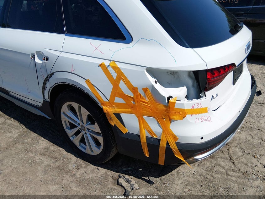 2020 Audi A4 allroad VIN WA18NAF48LA065093 IAAI salvage auction — REAR END, Salvage (Massachusetts), sold $10,800 on 2026-09-01 (photo 6)