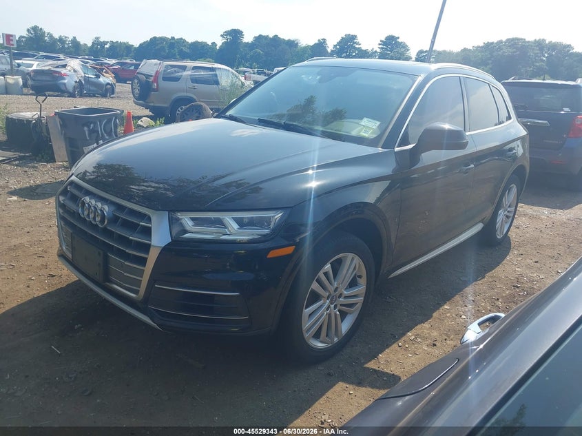 2018 Audi Q5 VIN WA1BNAFY2J2234475 IAAI salvage auction — NORMAL WEAR, Clear (New York), sold $8,600 on 2026-07-07 (photo 2)