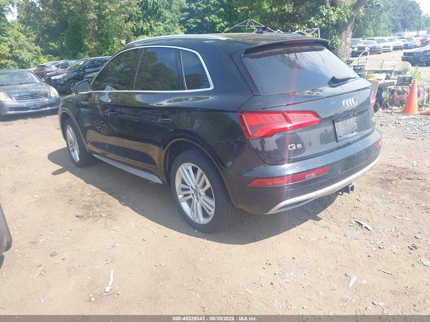 2018 Audi Q5 VIN WA1BNAFY2J2234475 IAAI salvage auction — NORMAL WEAR, Clear (New York), sold $8,600 on 2026-07-07 (photo 3)