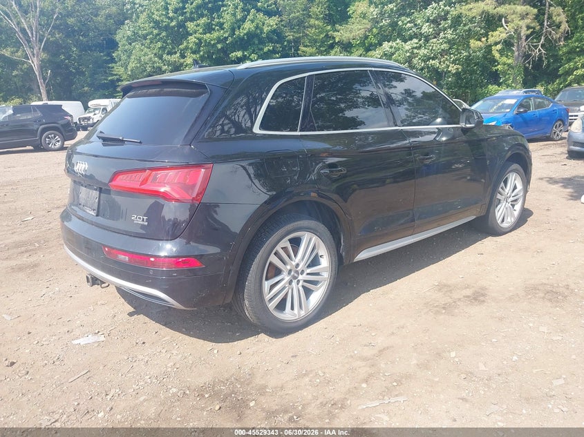 2018 Audi Q5 VIN WA1BNAFY2J2234475 IAAI salvage auction — NORMAL WEAR, Clear (New York), sold $8,600 on 2026-07-07 (photo 4)