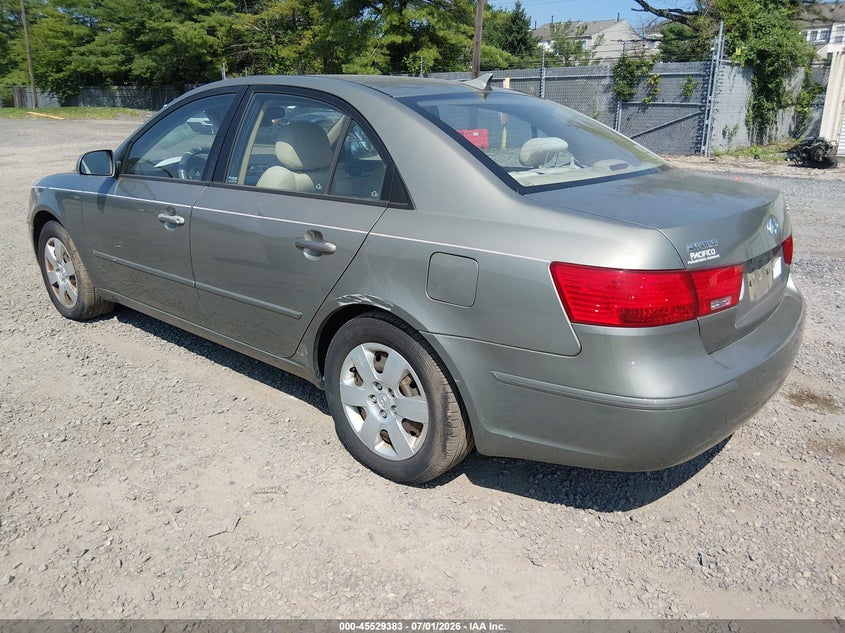 2009 Hyundai Sonata VIN 5NPET46C79H418450 IAAI salvage auction — NORMAL WEAR, Salvage (Texas), sold $125 on 2026-07-28 (photo 3)