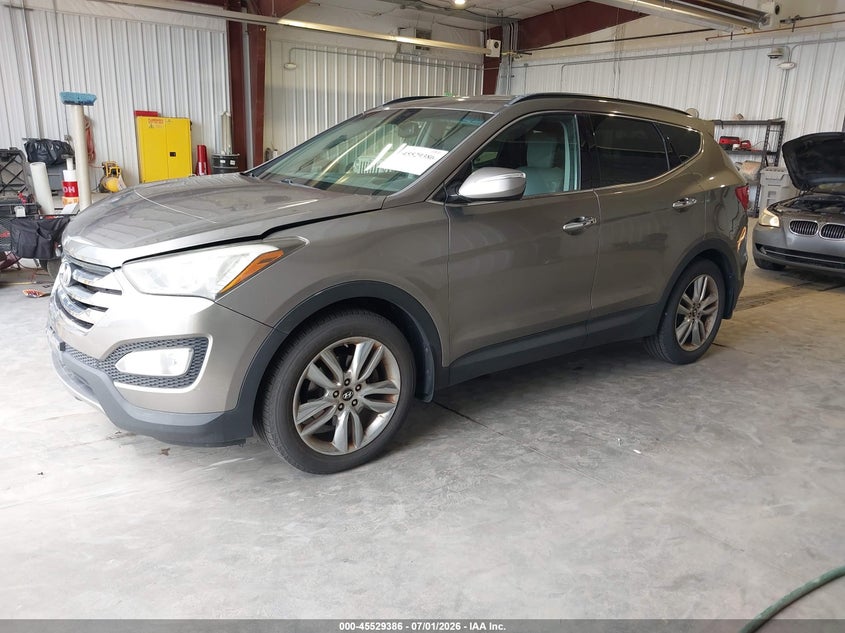 2014 Hyundai VIN 5XYZUDLA3EG161712 IAAI salvage auction — RIGHT FRONT, Salvage (Utah), sold $1,850 on 2026-07-29 (photo 2)