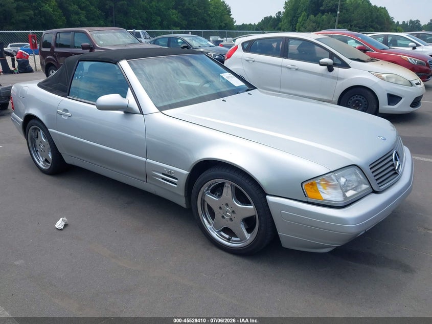 2000 Mercedes-benz Sl-klasse VIN WDBFA76F0YF188361 IAAI salvage auction — FRONT END, Salvage (North Carolina), sold $12,400 on 2026-07-16 (photo 1)