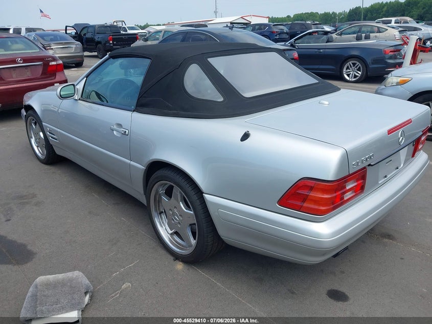 2000 Mercedes-benz Sl-klasse VIN WDBFA76F0YF188361 IAAI salvage auction — FRONT END, Salvage (North Carolina), sold $12,400 on 2026-07-16 (photo 3)