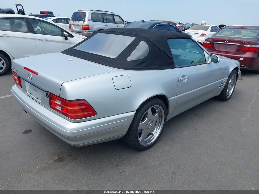 2000 Mercedes-benz Sl-klasse VIN WDBFA76F0YF188361 IAAI salvage auction — FRONT END, Salvage (North Carolina), sold $12,400 on 2026-07-16 (photo 4)