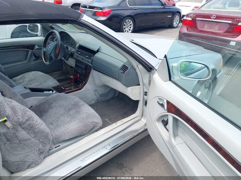 2000 Mercedes-benz Sl-klasse VIN WDBFA76F0YF188361 IAAI salvage auction — FRONT END, Salvage (North Carolina), sold $12,400 on 2026-07-16 (photo 5)