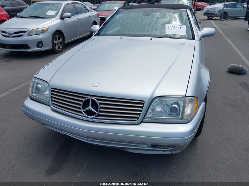 2000 Mercedes-benz Sl-klasse VIN WDBFA76F0YF188361 IAAI salvage auction — FRONT END, Salvage (North Carolina), sold $12,400 on 2026-07-16 (photo 6)