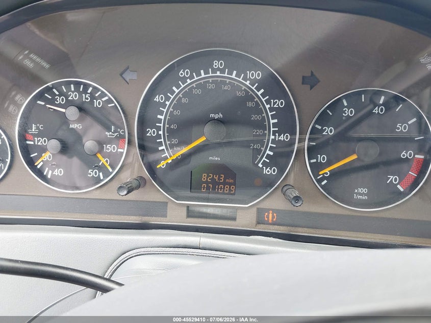 2000 Mercedes-benz Sl-klasse VIN WDBFA76F0YF188361 IAAI salvage auction — FRONT END, Salvage (North Carolina), sold $12,400 on 2026-07-16 (photo 7)