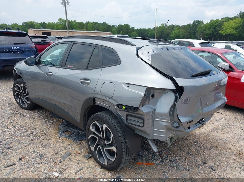 2025 Chevrolet Trax VIN KL77LJEP8SC275048 IAAI salvage auction — FRONT & REAR, Salvage (North Carolina), sold $6,000 on 2026-08-03 (photo 3)