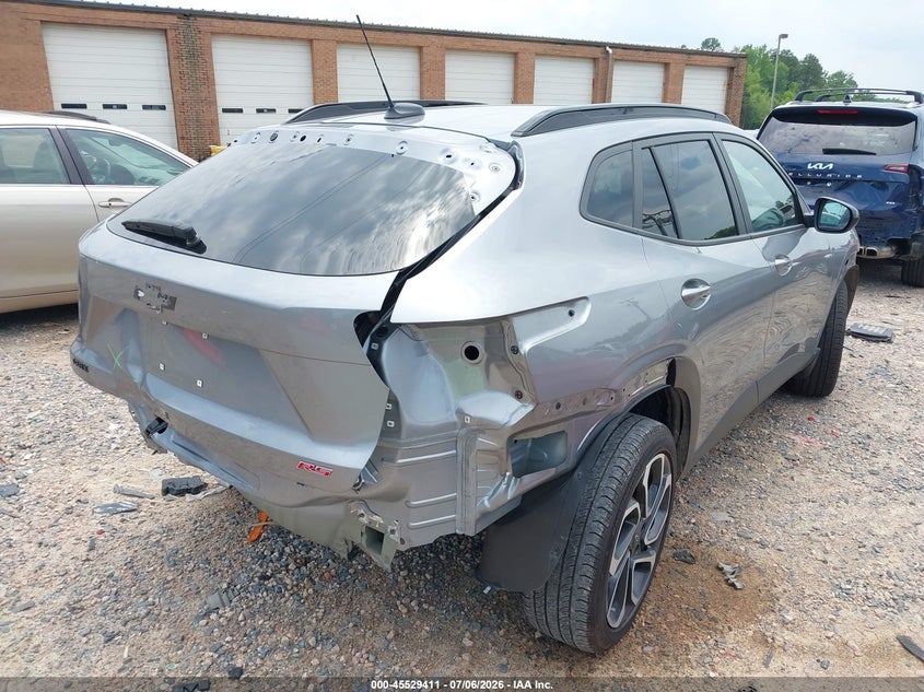 2025 Chevrolet Trax VIN KL77LJEP8SC275048 IAAI salvage auction — FRONT & REAR, Salvage (North Carolina), sold $6,000 on 2026-08-03 (photo 4)
