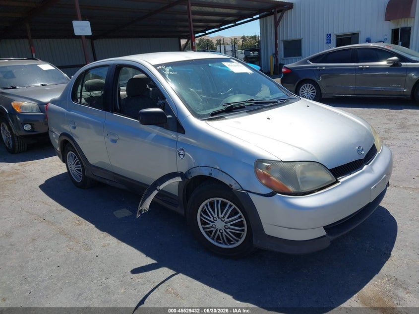 2001 Toyota Echo VIN JTDBT123110146535 IAAI salvage auction — LEFT SIDE, Salvage (California), sold $225 on 2026-07-30 (photo 1)