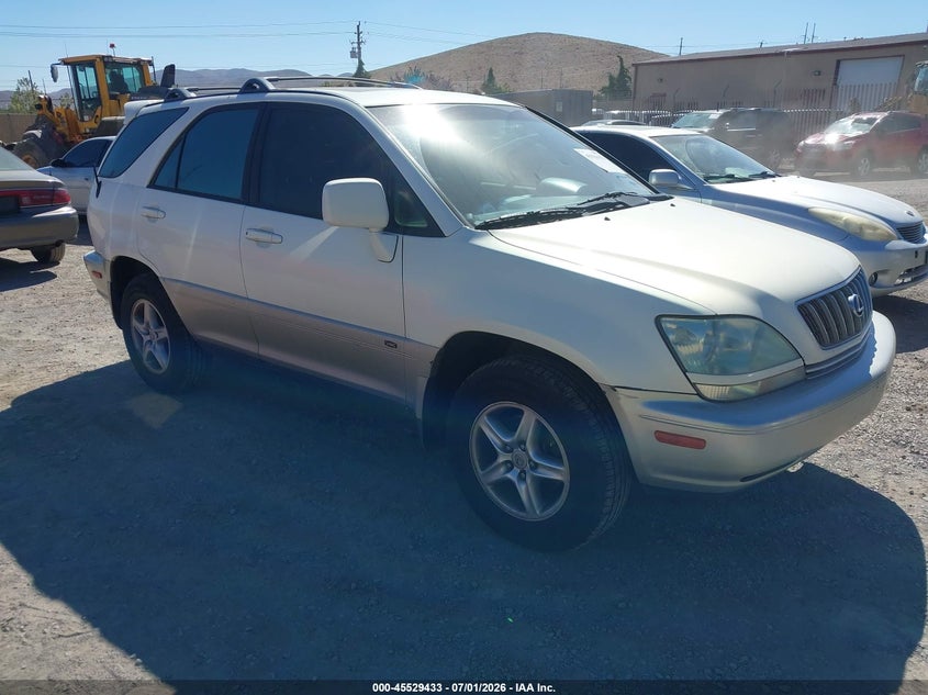 2002 Lexus Rx 300 VIN JTJHF10U920256034 IAAI salvage auction — NORMAL WEAR, Regular (Nevada), sold $650 on 2026-07-10 (photo 1)