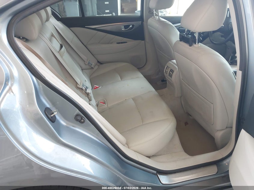 2015 Infiniti Q50 VIN JN1BV7AP2FM354881 IAAI salvage auction — FRONT END, Clear (Virginia), sold $1,900 on 2026-08-23 (photo 8)