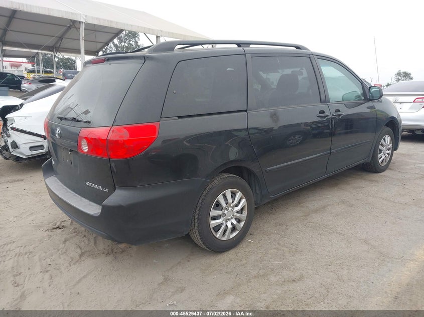 2010 Toyota Sienna VIN 5TDKK4CC0AS318506 IAAI salvage auction — FRONT END, Salvage (California), sold $1,650 on 2026-08-02 (photo 4)